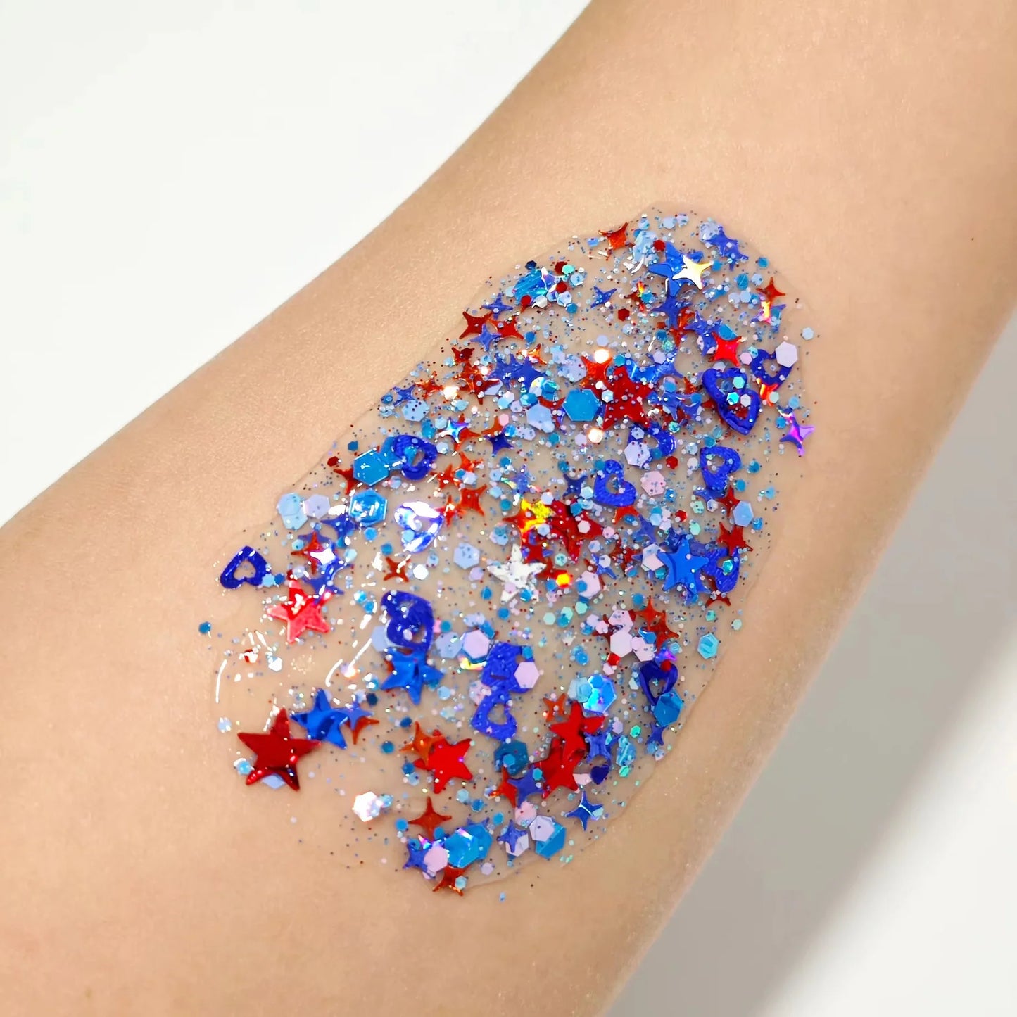 Patriotic Glitter Hair Gel