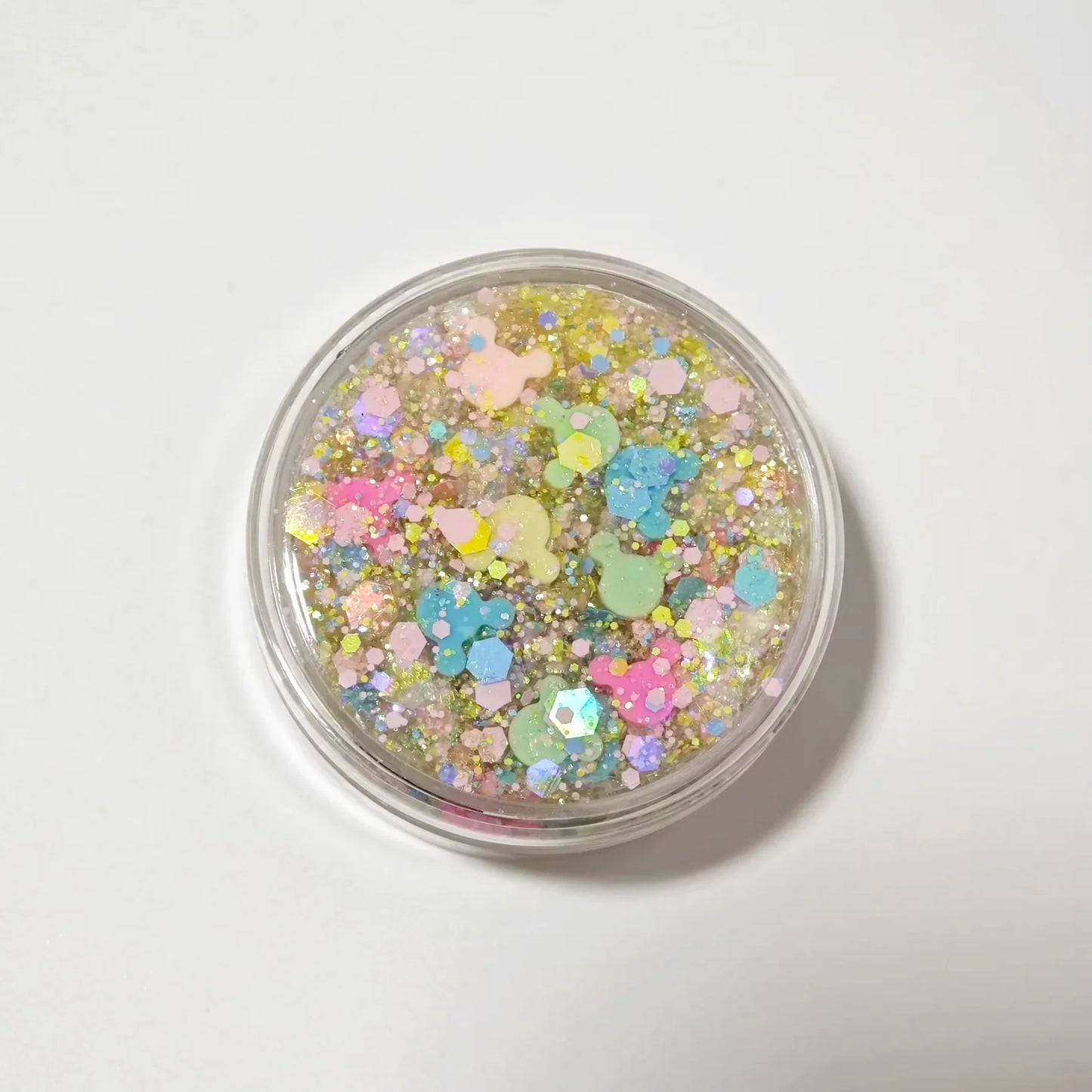 Pastel Mouse Head Glitter Hair Gel