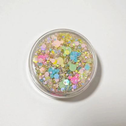 Pastel Mouse Head Glitter Hair Gel
