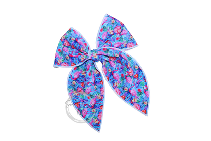 Flamingo Fable Hair Bow, 5.5 inch