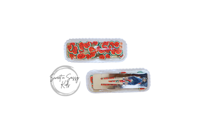 Watermelon Shaker Snap Clips