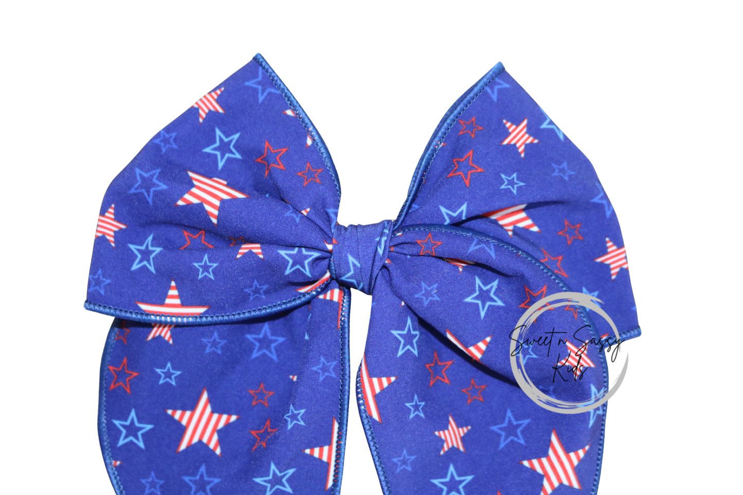 Stars and Stripes Fable Bow, 5.5 inch