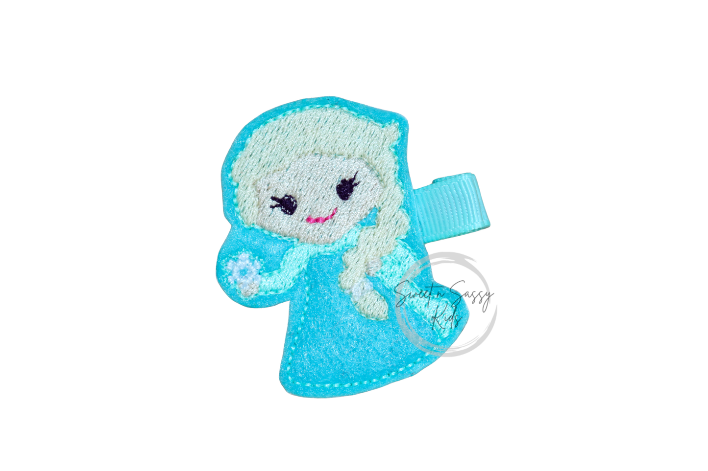 Ice Princess Feltie Hair Clip