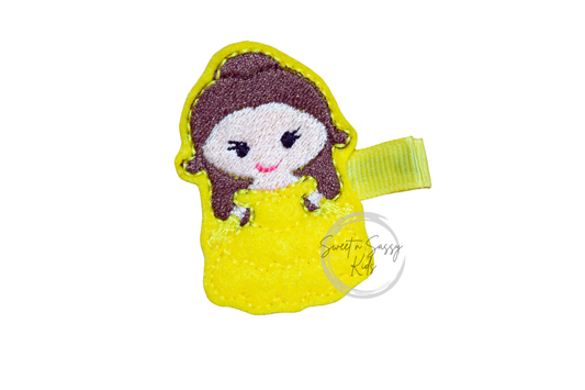 Beauty Princess Feltie Hair Clip