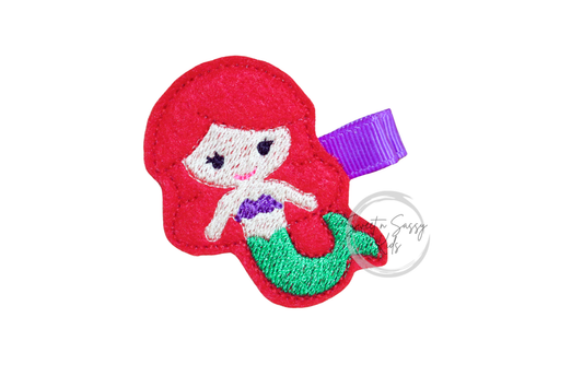 Mermaid Princess Feltie Hair Clip