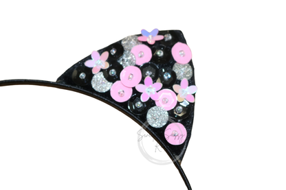Sequin Cat Ear Headband, Pink