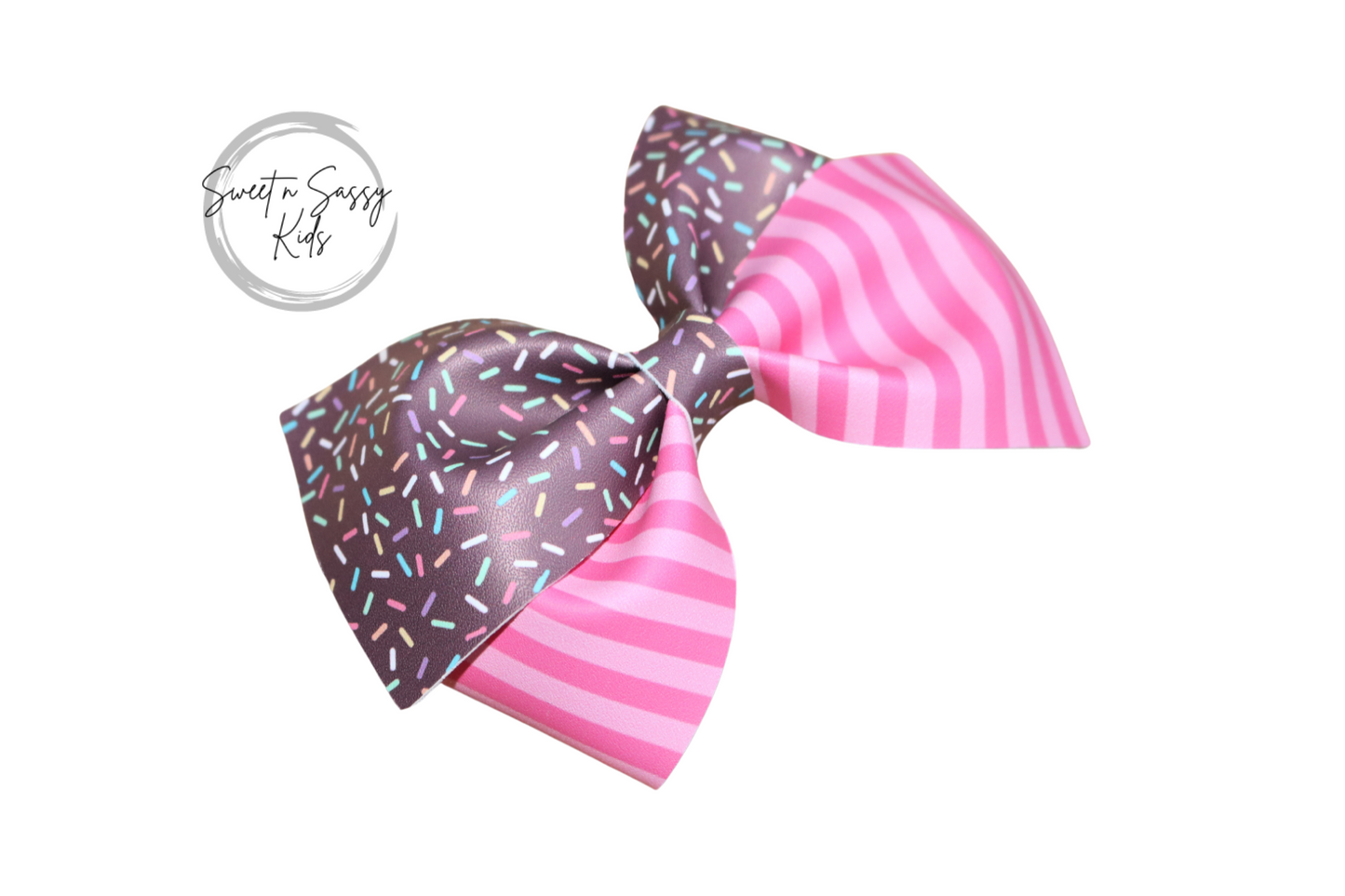 Sprinkles Hair Bow or Headband, Birthday