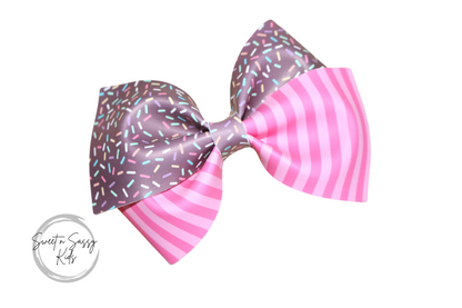Sprinkles Hair Bow or Headband, Birthday