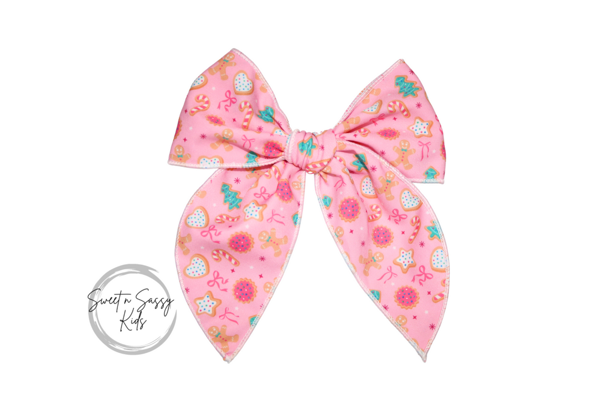 Christmas Cookies Fable Bow, 5.5 inch