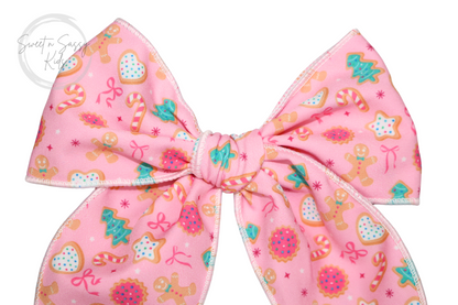 Christmas Cookies Fable Bow, 5.5 inch