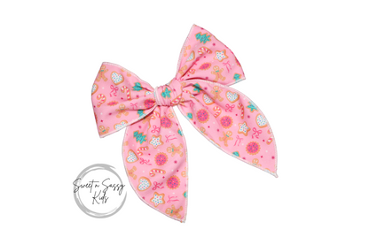 Christmas Cookies Fable Bow, 5.5 inch