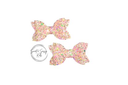 Neon Star Glitter Pigtail Set