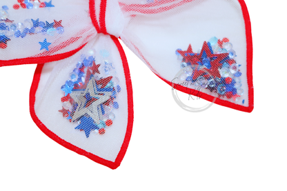 Star Shaker Hair Bow, 4 inch