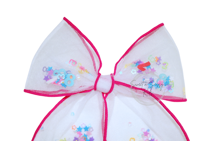 School Shaker Hair Bow, 5 inch