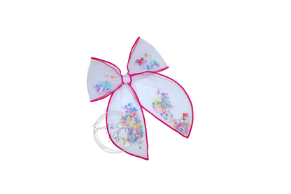 School Shaker Hair Bow, 5 inch