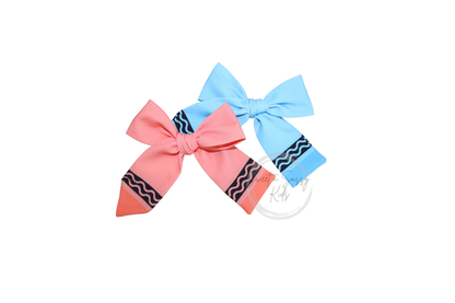 Crayon Hair Bow