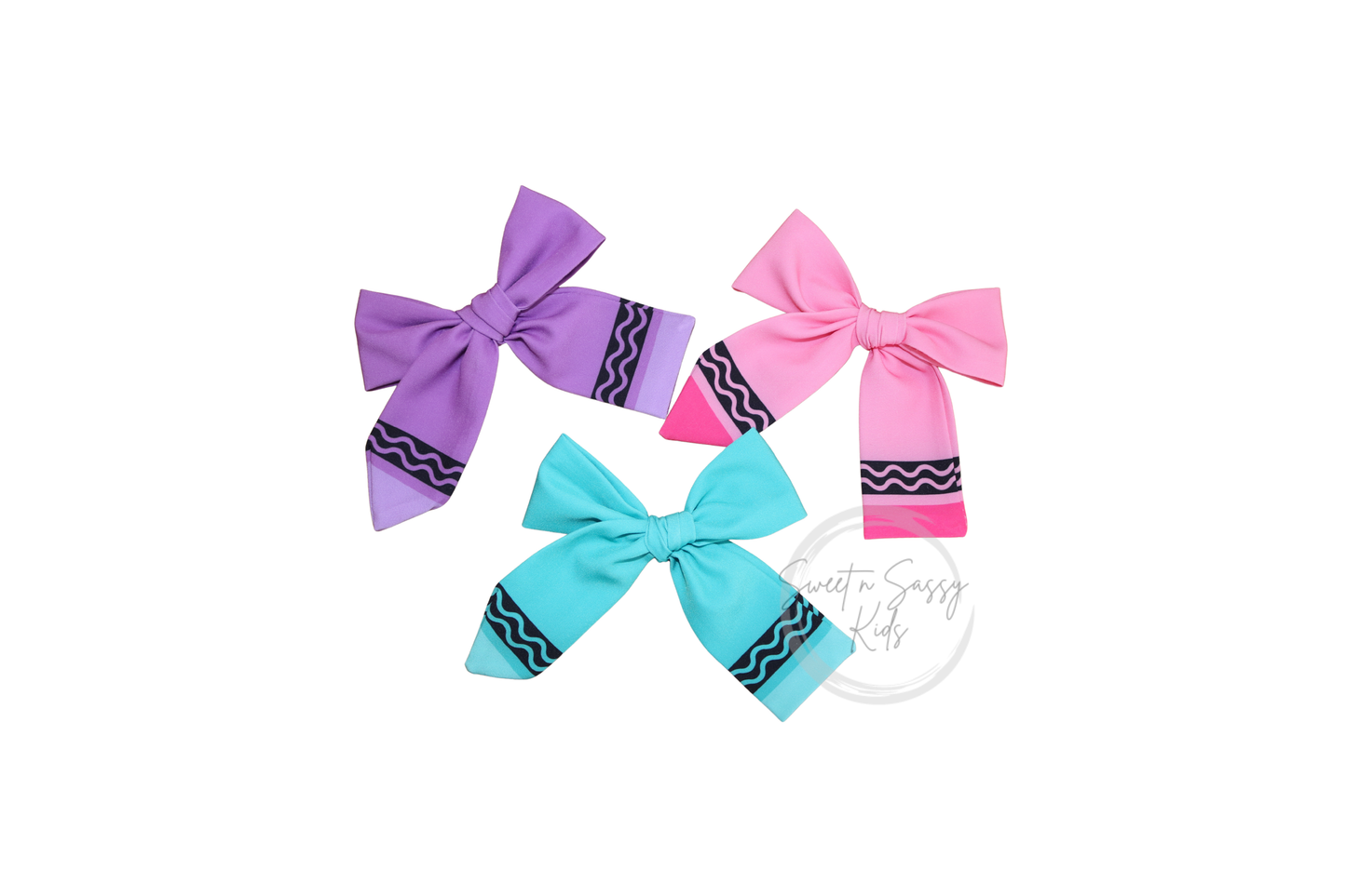 Crayon Hair Bow