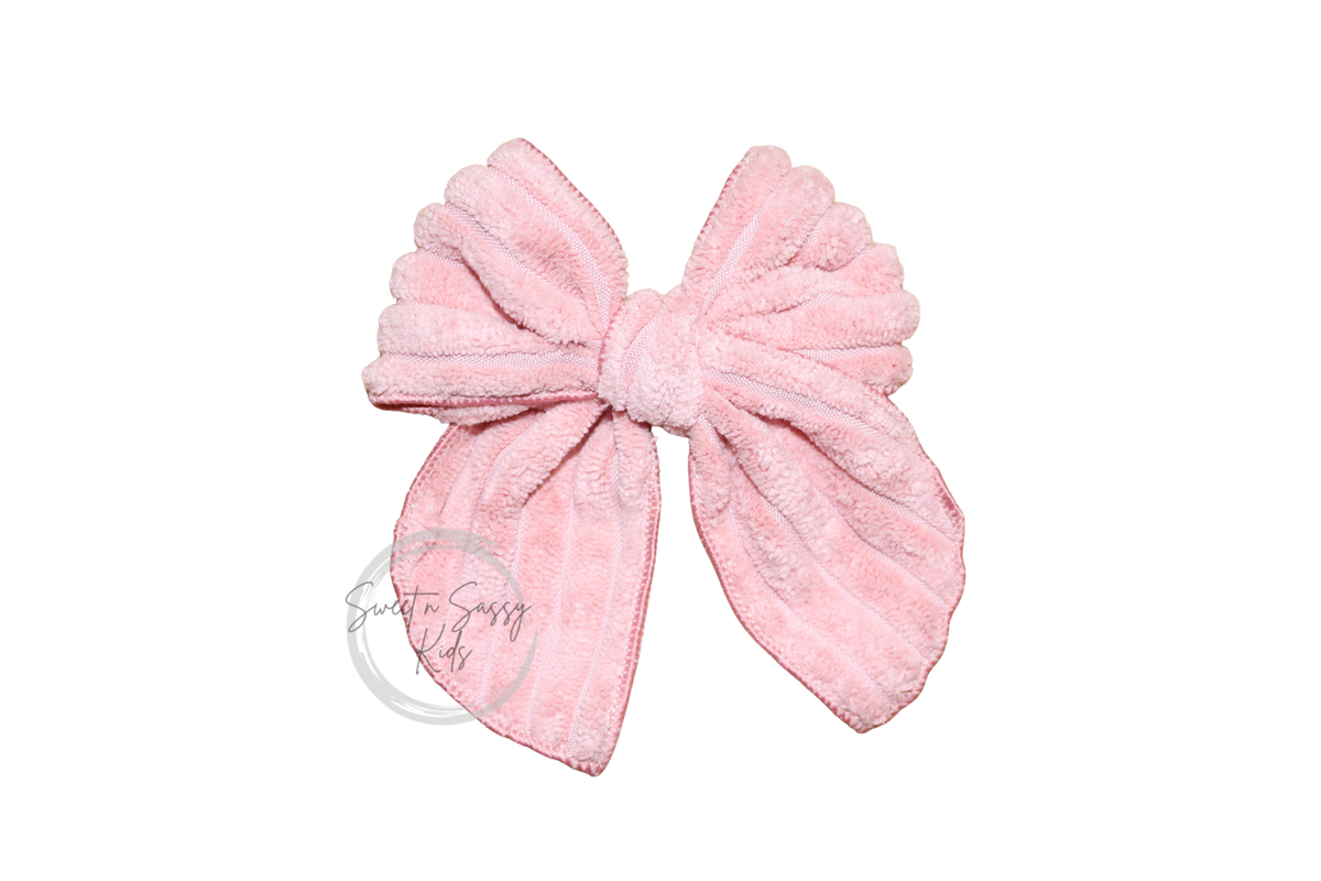 Dusty Rose Pink Hair Bow or Headband