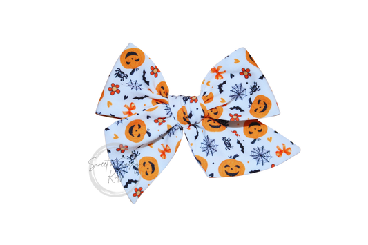Jack O'Lantern Hair Bow
