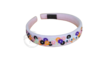 Light Pink Velvet Sequin Headband, Halloween