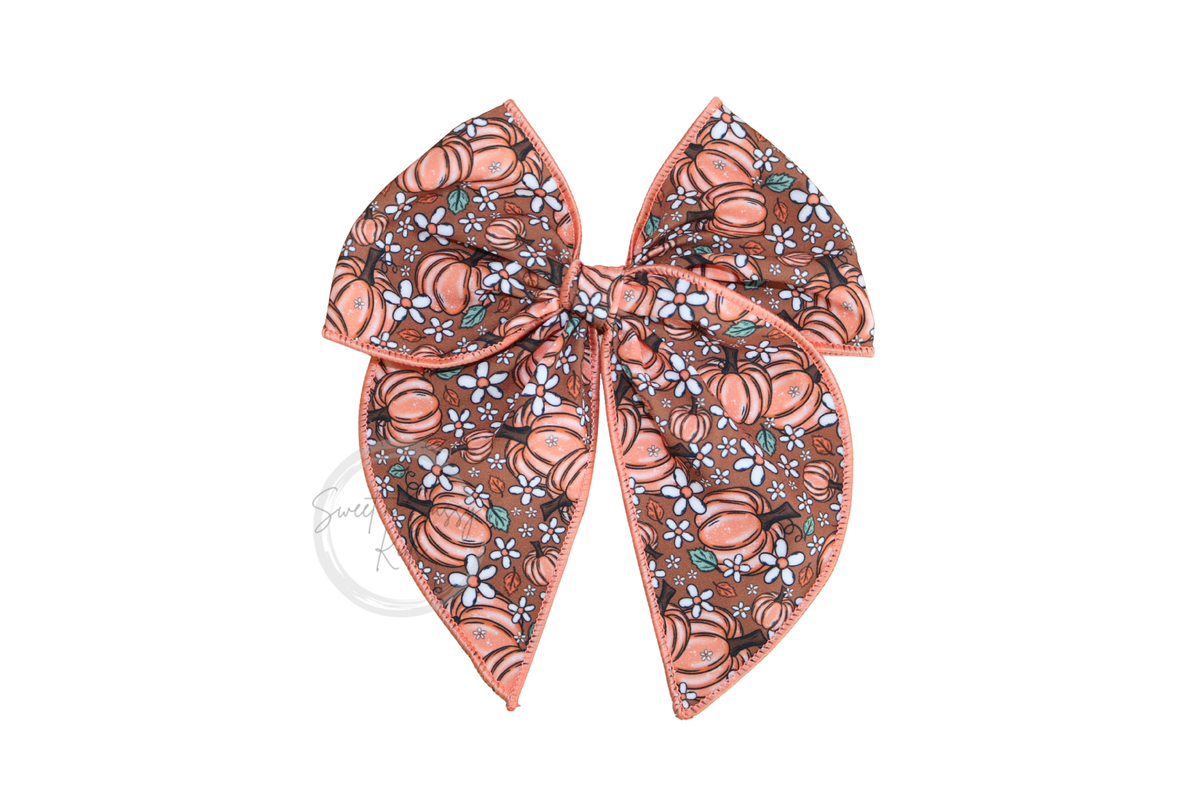 Pumpkin Hair Bow