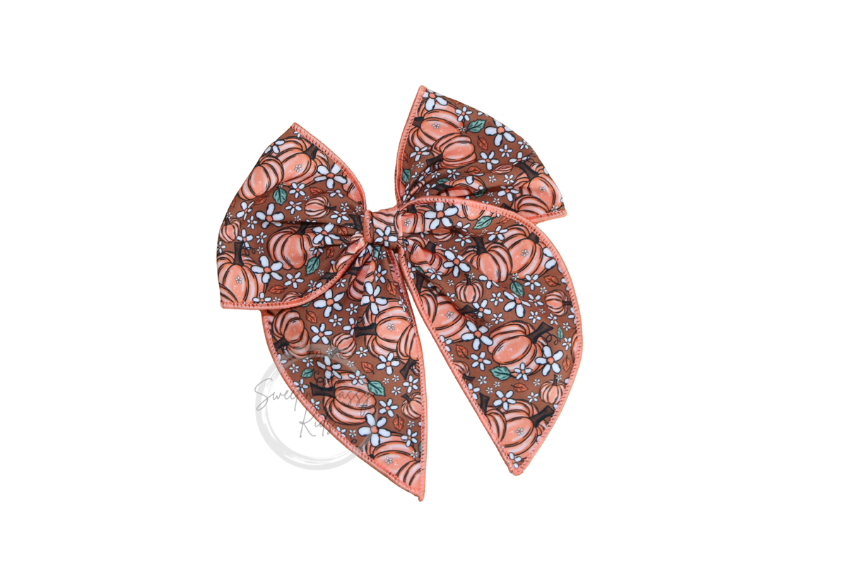 Pumpkin Hair Bow
